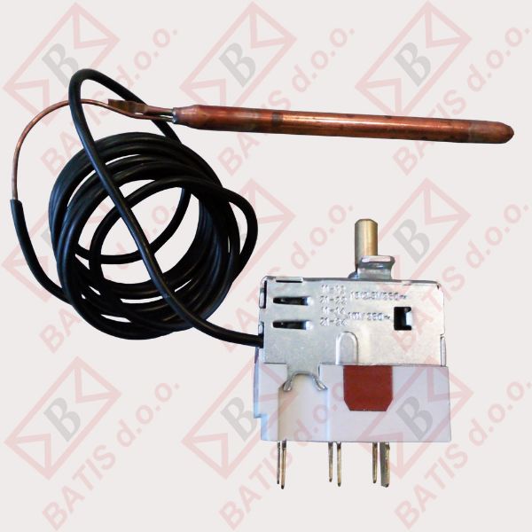 Slika COMENDA 120525 TERMOSTAT 40-78/47-85°C 2 POLNI 6 KON. 16A