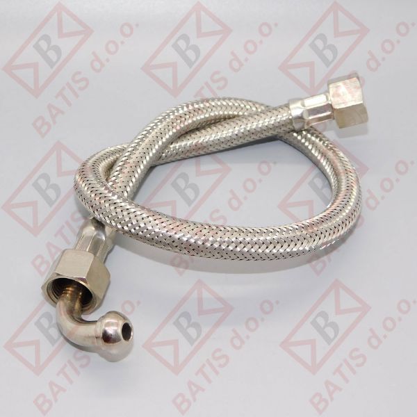 Slika CIJEV INOX 3/8F-3/8F 50CM S KOLJENOM