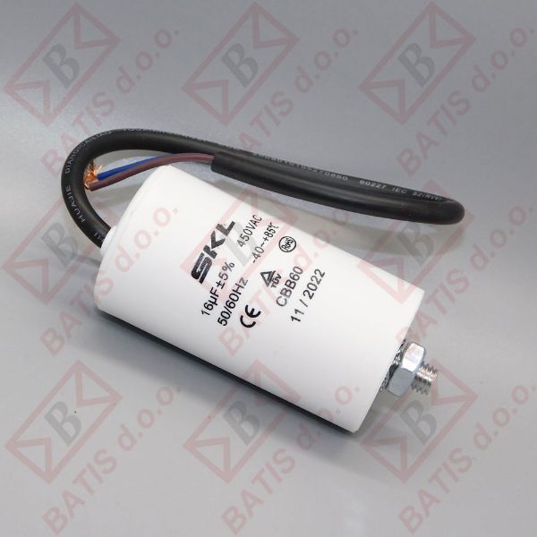 Slika KONDENZATOR 16 UF S KABLOM 12A116