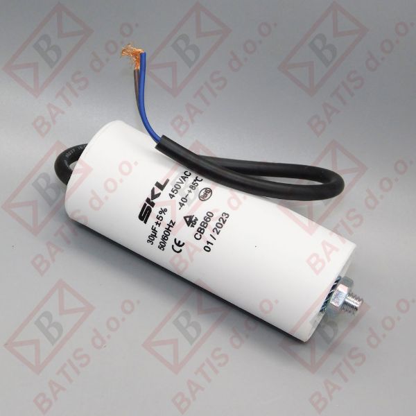 Slika KONDENZATOR 30 UF S KABLOM 12AG 130