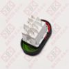 Slika PREKIDAČ SALAMOREZNICE METRO-HORECA 30x22 MM CRVENO/ZELENI